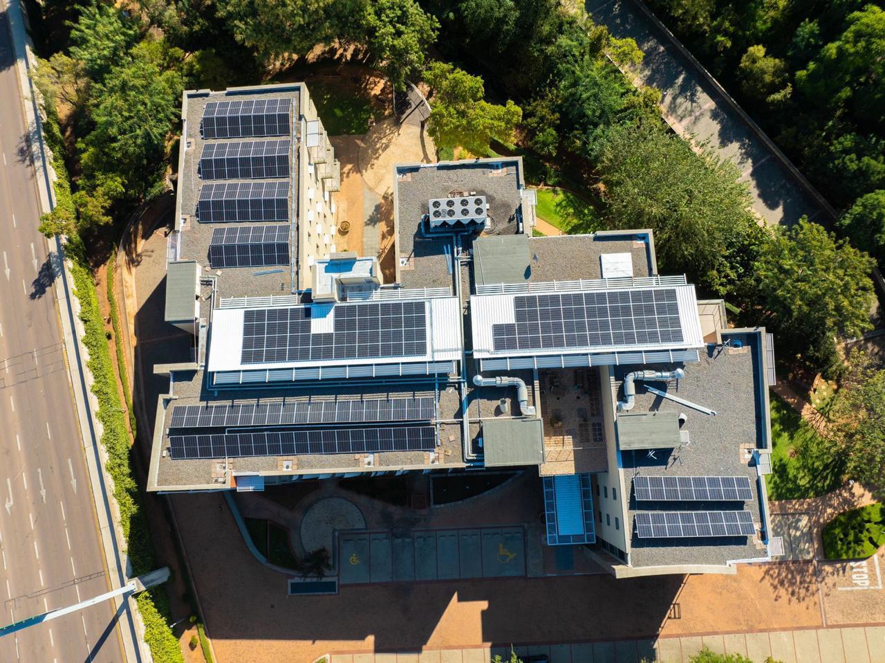 Riverwalk Office Park Building A solar PV integration